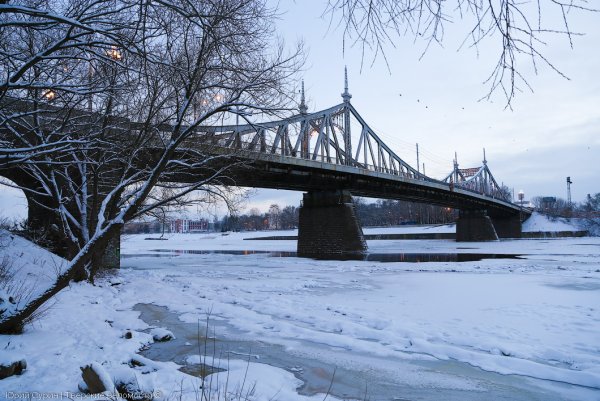 Тверь набережная Степана Разина мост