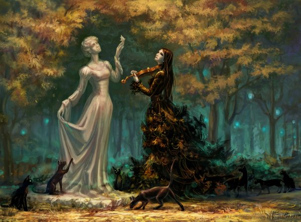 Девушка в лесу