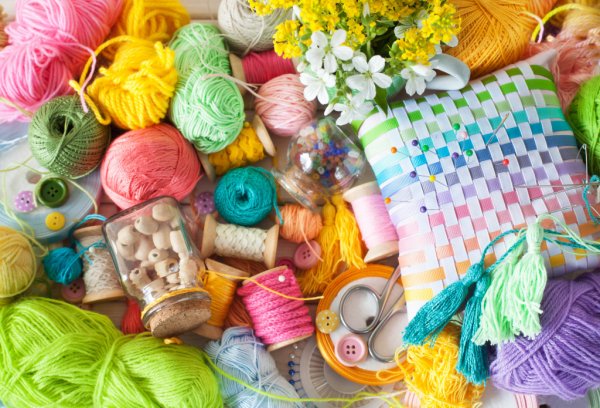 Тюльпаны из ткани