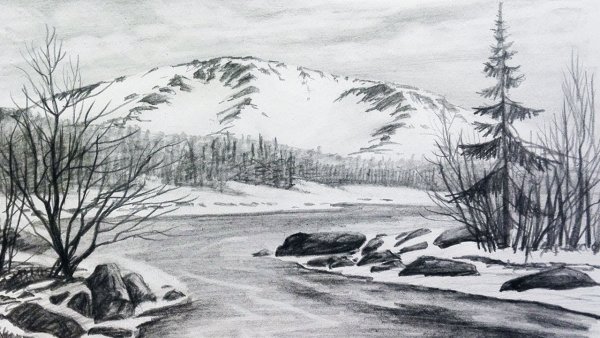 Пейзаж Графика