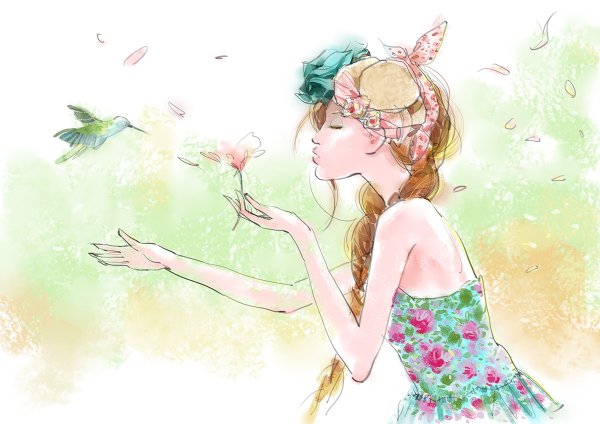 Нежные иллюстрации