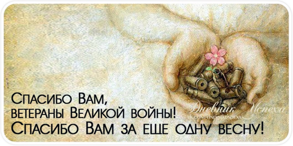 Спасибо за жизнь ветераны