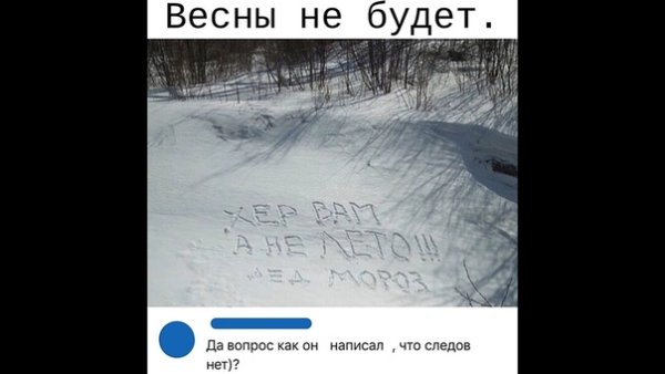 Подпись смешная про Морозы