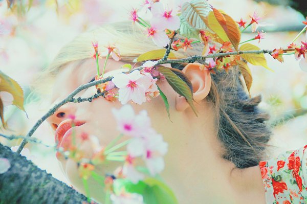 Весенний аватар для девушки