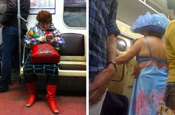 Странно одетые люди Подольска