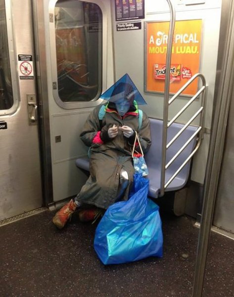 Странные люди в транспорте