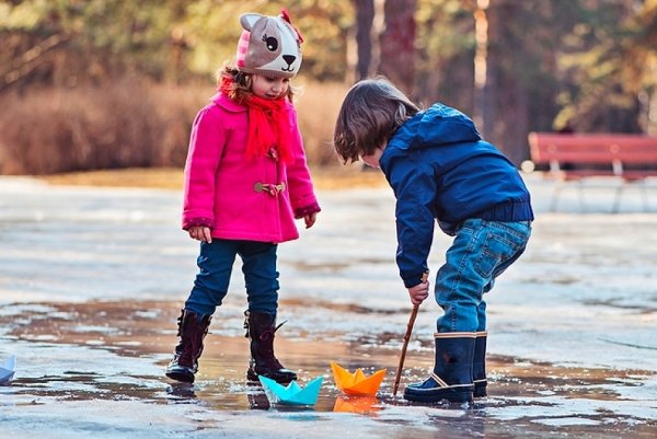Сапоги резиновые для детей