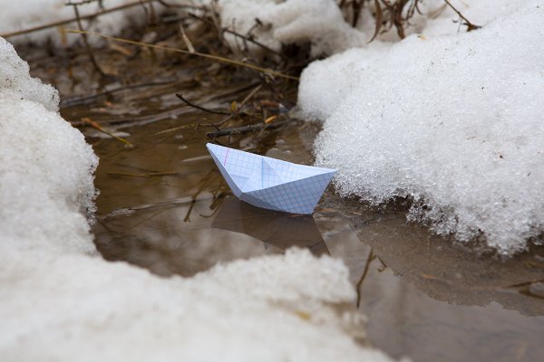 Весна ручьи кораблики