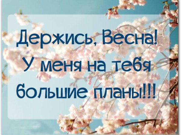 Цитаты про весну