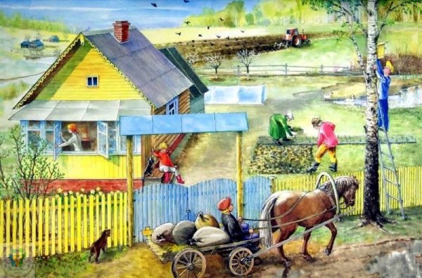 Весна труд людей весной в старшей группе