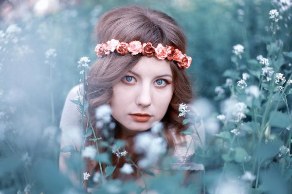 Женщина на природе