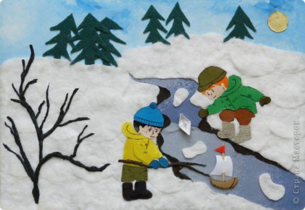 Весенние работы в саду картина для детей