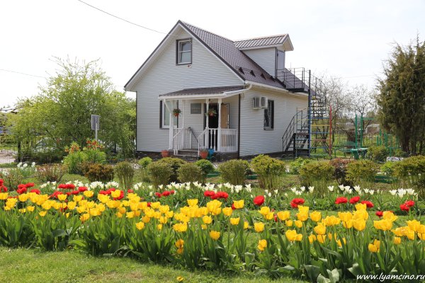 Дачный домик весной