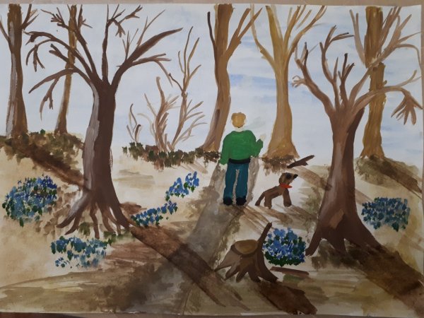 Картина м.г. Пишвановой «ранняя Весна»