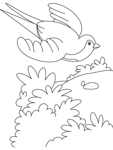 Раскраска. Весна