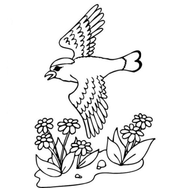 Раскраска Весна для детей