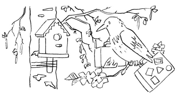 Весенние птицы раскраска