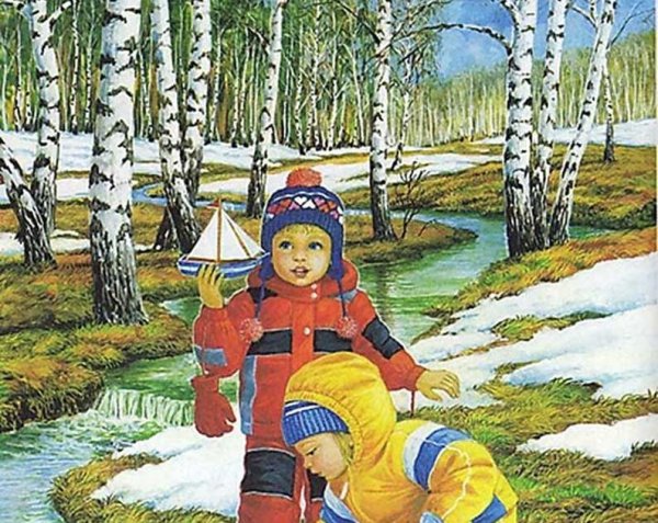 Весна для детей