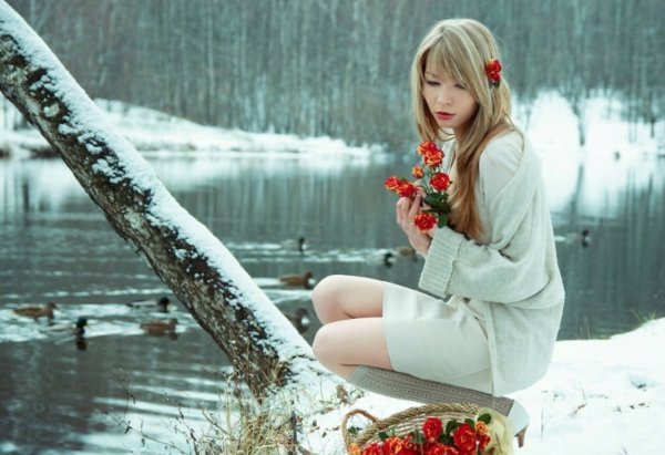 Ранняя Весна девушка