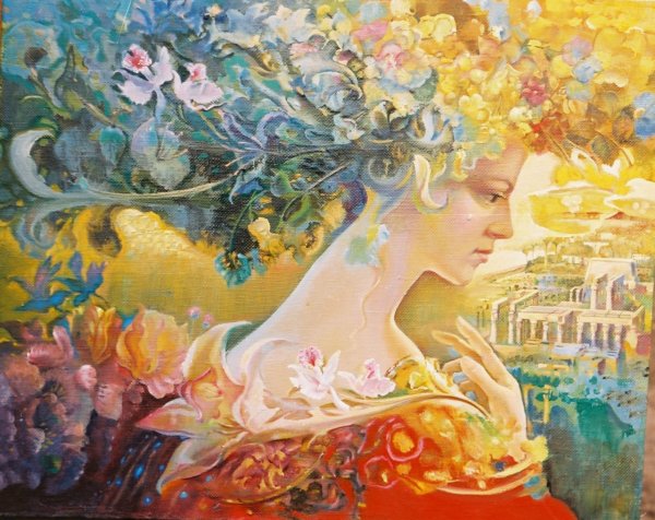 Портрет красавицы весны