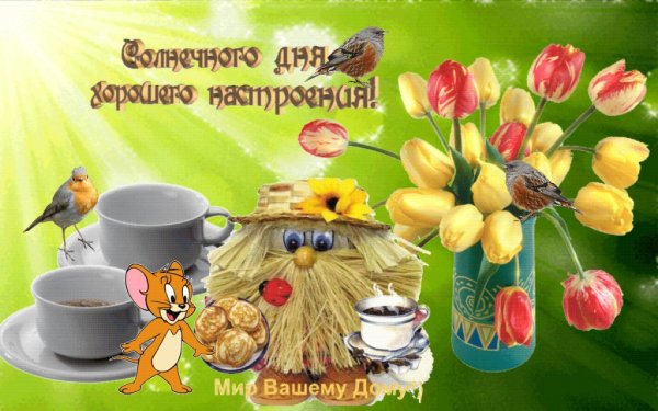 Доброе утро хорошего дня и прекрасного природа Весна