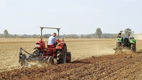 Сельхозработы на полях