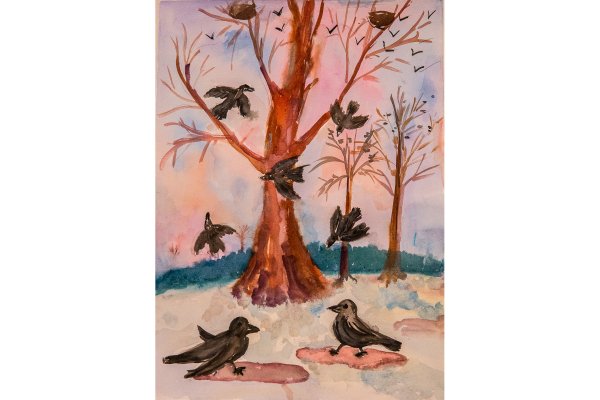 Ласточка картина