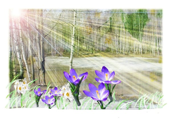 Анимация приход весны