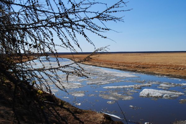 Ледостав реки Волга