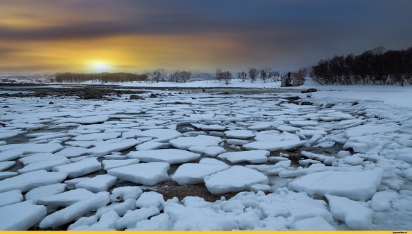 Рисование ледоход