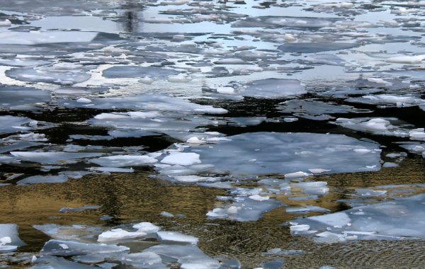 Картина ледоход для детского сада