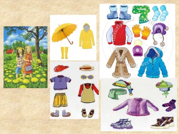 Мультяшная одежда весной