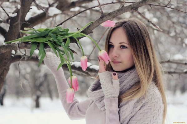 Ранняя Весна девушка