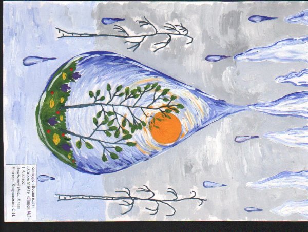 Весенние рисунки для срисовки карандашом