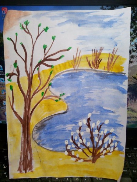 Весенние рисунки для срисовки