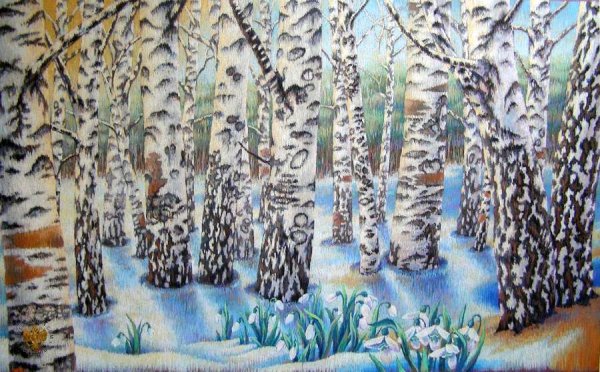 Крым подснежники в лесу