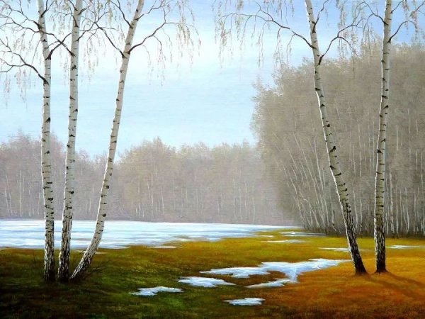 Апрельский пейзаж