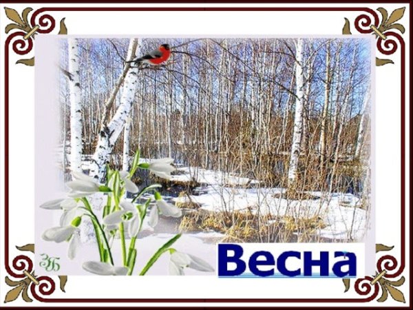Тема недели Весна