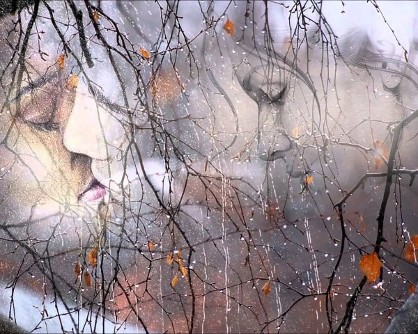 Картинки к стихам дождь за окном