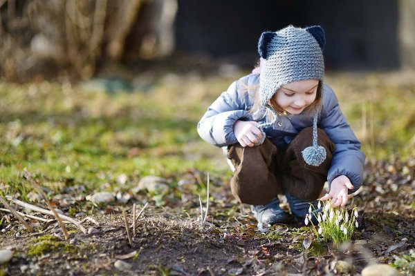 Дети на улице Весна
