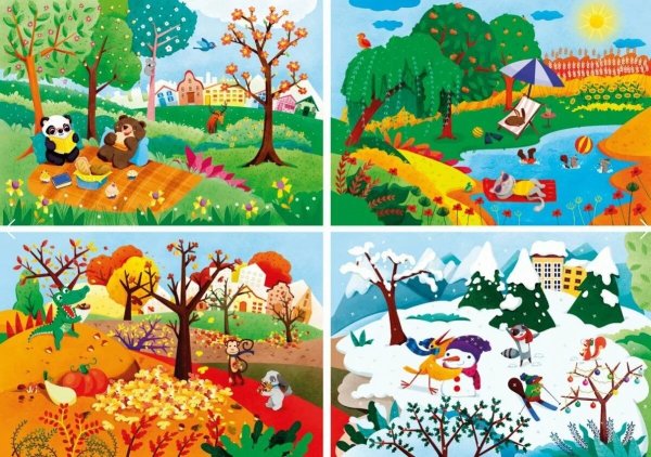 Времена года картинки для детей