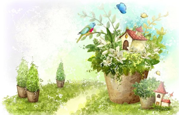 Пазл Касторленд Springtime