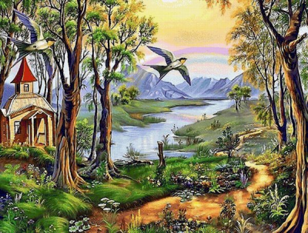 Художник Цыганов Виктор Захарович чарующие пейзажи