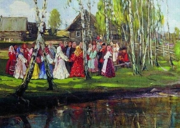 Хоровод вокруг березы