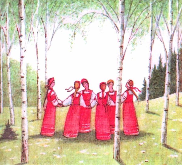 Аполлинарий Васнецов сжигание чучела Масленицы