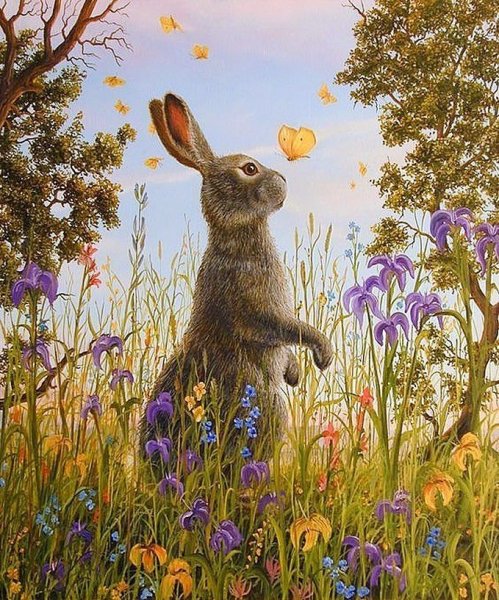 Роберт Бисселл картины зайцы