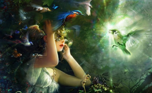 Феечка в цветах
