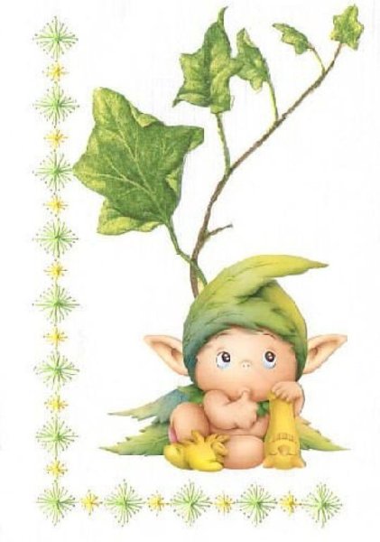 Сказочный гномик девочка