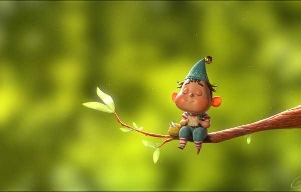 Гномики на ветке