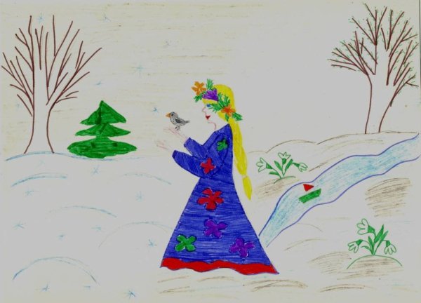 Снегурочка иллюстрации рут Сандерсон